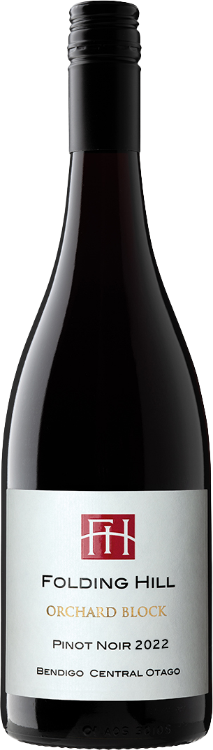 Folding Hill Orchard Block Pinot Noir  2022 Central Otago bottle